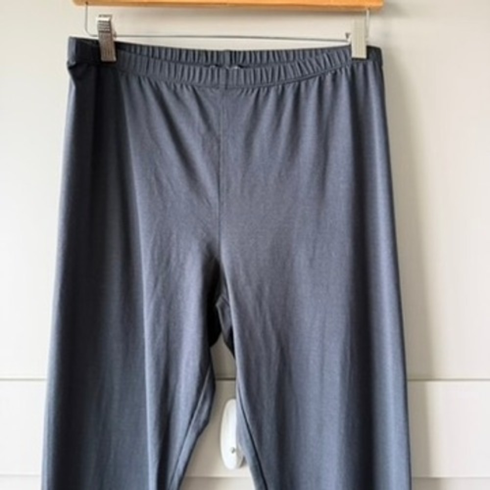Eileen Fisher Jersey Ankle Leggings Womens M Graphite Gray NWT $98 P0031M - Picture 10 of 13